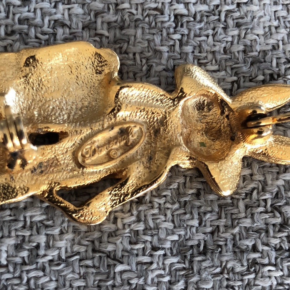 Danecraft Bunny Brooch with Wagon of Fruit - Picture 12 of 15